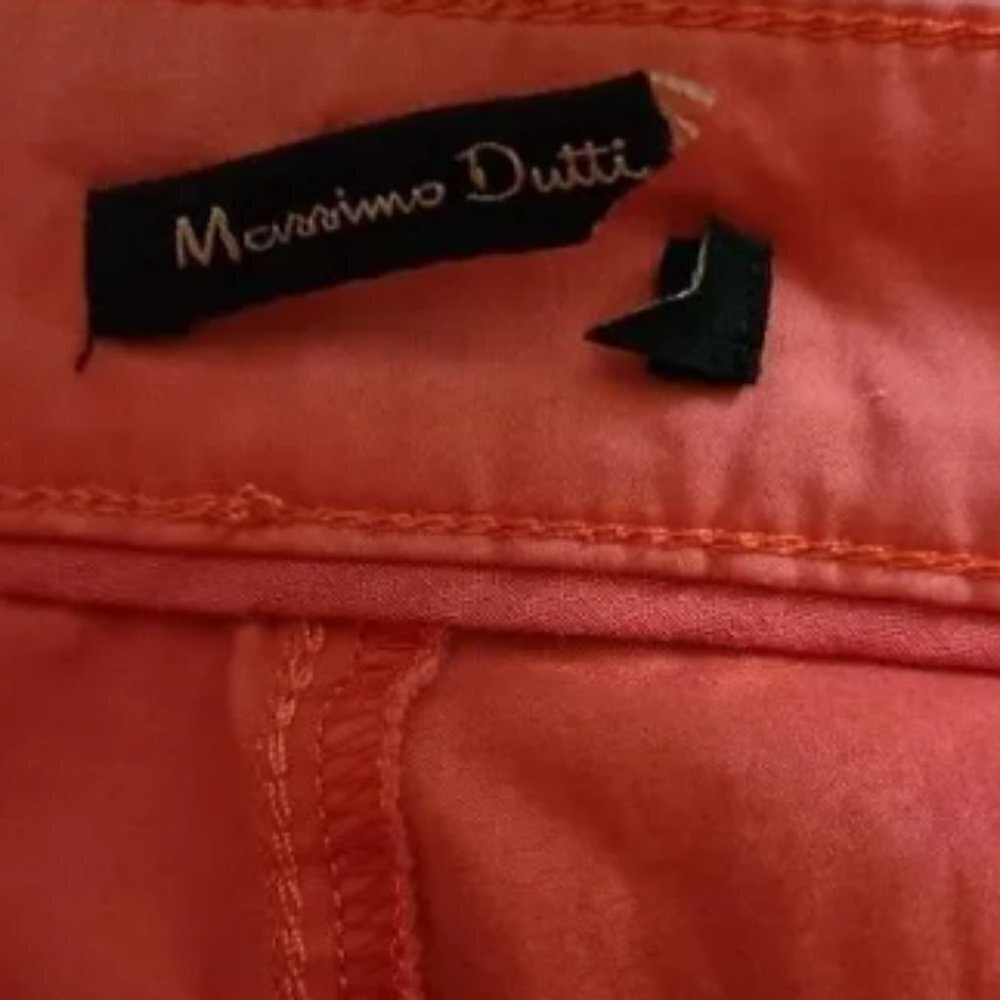 Massimo Dutti Coral Sailor Cropped Trousers Size 2 - Picture 7 of 7